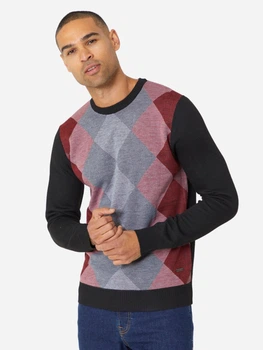 Джемпер мужской Pierre Cardin RGYL KNTTD 31839708 2XL Серый/Бордовый/Черный