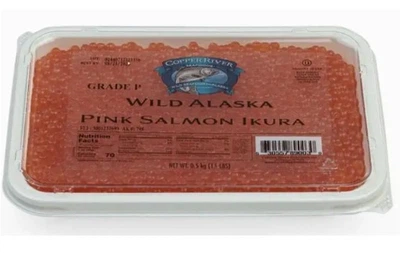 Ікра червона горбуші Copper River- 500 грам, 1 сорт, 2023 рік, США