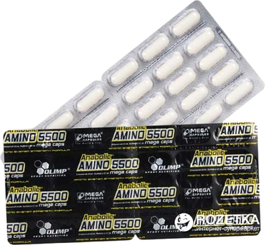 Амінокислота Olimp Anabolic Amino 5500 Mega 30 капсул (5901330024474)