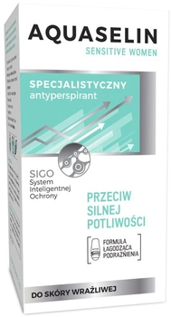 Antyperspirant Aquaselin Sensitive Women specjalistyczny przeciw silnej potliwości 50 ml (5900116043753)