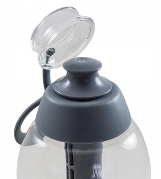 Пляшка для води Dafi Soft 500 мл + 2 фільтра Антрацит (5902884106968)