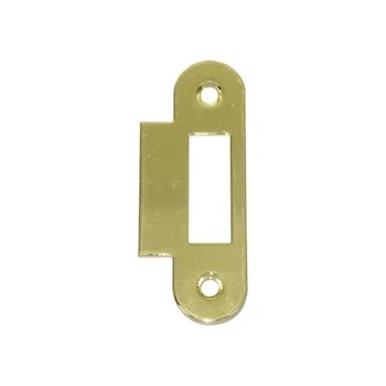 Плоская ответная планка AGB LATCH прямая латунь пол. (B.01000.09.03)