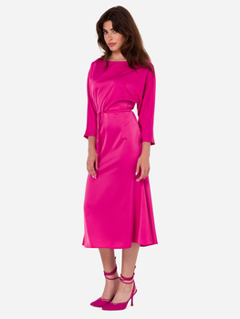 Sukienka ołówkowa damska Makover K177 L Różowa (5905563720806)