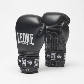 Боксерские перчатки Leone Ambassador Black 10 ун