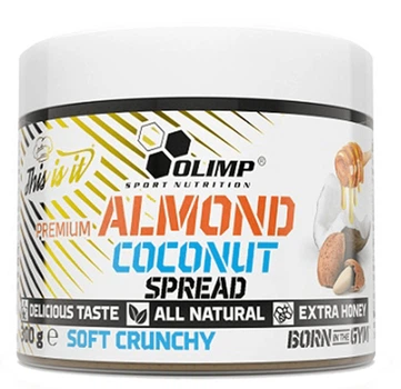 Паста Olimp Almond Coconut Spread Crunchy 300 г (5901330062551)