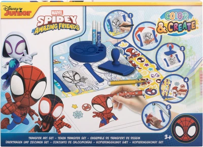 Набір Disney Spidey Перевтілення малюнків з маркерами та силіконовою основою (TOYSSP22368)