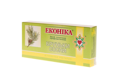 Фітосвічки бруньки Сосни Еконіка протизастудні 10 штук