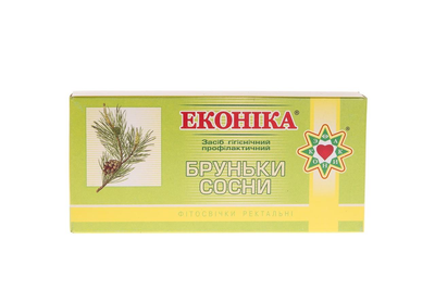 Фітосвічки бруньки Сосни Еконіка протизастудні 10 штук