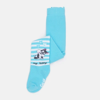 Детские колготки 3-9 месяцев теплые махровые Conte Kids Sof-Tiki 7С-38СП-390 62-74 см Бирюзовые (4810226142691)