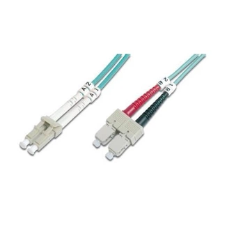 Оптический патч-корд DIGITUS DK-2532-01/3 LC/UPC-SC/UPC 50/125 MM OM3 duplex 1м