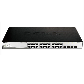 Коммутатор управляемый D-Link 24xGE PoE 4xSFP 370W 256Мб WebSmart (DGS-1210-28MP)