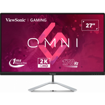Монитор игровой 27" ЖК ViewSonic VX2780-2K IPS/2560х1440 безрамочный экран Черный