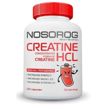 Креатин гідрохлорид Nosorog Creatine HCl 120 капсул