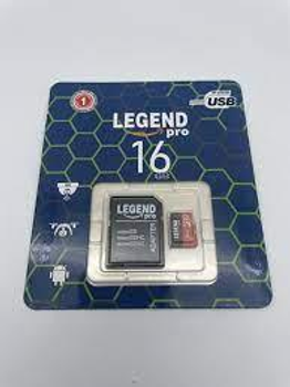 Карта памяти micro SDHC 16GB Legend PRO (class 10) (UHS-1) (c адаптером)