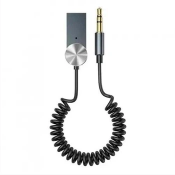 FM-трансмітер модулятор YESIDO YAU24 (USB-3.5mm 5V-1A) car BTV5.0 адаптер FM transmitter Reciver для аудіосистеми автомобіля Чорний
