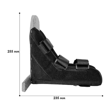 Фиксатор на голеностоп Lesko DS-65 Adult S деротационный сапожок с фиксацией поворота стопы