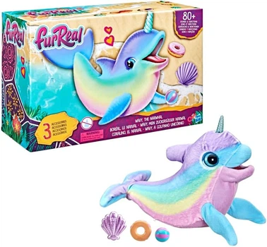 Интерактивная игрушка Hasbro FurReal Нарвал радужный Вэйви дельфин FurReal Wavy Narwhal Interactive Toy (F2604)