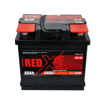 Автомобільний аккумулятор 50Ah 440A RED X L+ (лівий+)