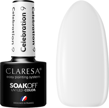 Lakier hybrydowy do paznokci Claresa Soak Off UV/LED Celebration 9 5 g (5903819814088)