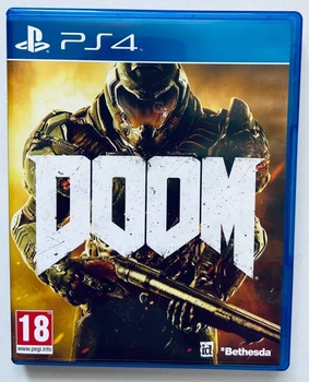 DOOM, Б/У, русская версия - диск для PlayStation 4
