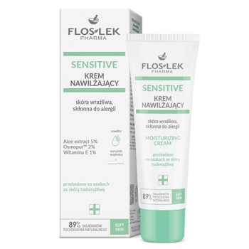Крем для обличчя Floslek Sensitive зволожуючий 50 мл (5905043023557)