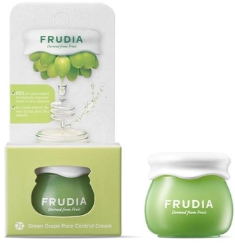 Міні крем Frudia гreen гrape Pore Control Cream регулюючий для жирної шкіри 10 г (8803348035114)