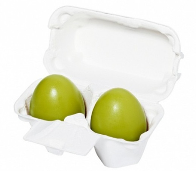 Mydło do twarzy Holika Holika Green Tea Egg Soap Zielona Herbata oczyszczające 2 x 50 g (8806334377021)