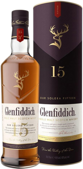 Віскі Glenfiddich 15 років 40% 0.75 л в подарунковій упаковці (5010327325125_C)