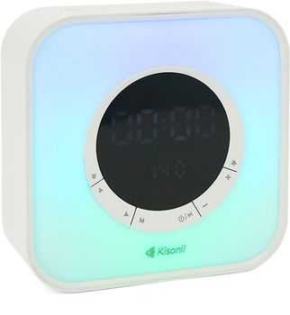 Портативная колонка Kisonli Q6A 5W RGB Silver (YT31314)