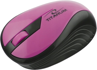 Mysz Esperanza Titanum Rainbow Wireless Różowa (5901299904787)