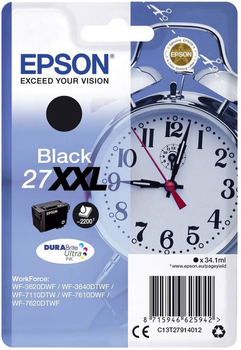 Картридж Epson 27XXL Black (8715946625942)