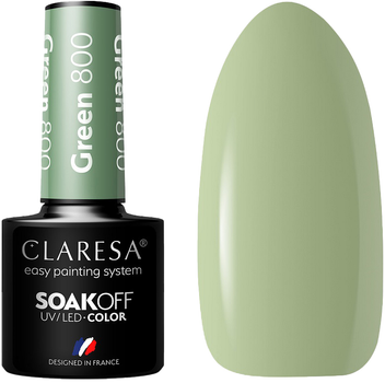 Гель-лак для нігтів Claresa Soak Off UV/LED Green 800 5 г (5902846079316)