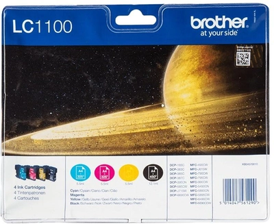 Набір картриджів Brother LC-1100 Multipack Cyan/Magenta/Yellow/Black (5014047561306)