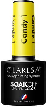 Гель-лак для нігтів Claresa Soak Off UV/LED Candy 1 5 г (5906750239682)