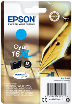 Картридж Epson 16XL Cyan (8715946625003)