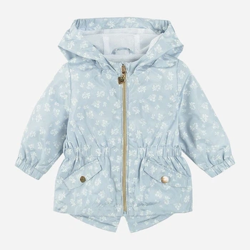 Дитяча демісезонна куртка-парка для дівчинки Cool Club COG2402288 86 см Blue (5903977254887)