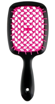 Расческа для волос Super Hair Brush Черная с розовым (SH772572)