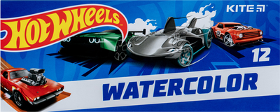 Фарби акварельні Kite Hot Wheels 12 кольорів (HW23-041)
