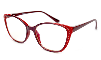 Женские готовые очки для зрения Verse Диоптрия Для работы за компьютером +4.00 Дальнозоркость 55-17-138 Линза Стекло PD62-64 (381-54|G|p4.00|41|55_2814)