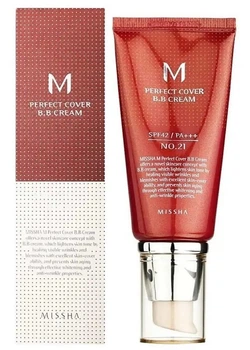 ВВ-крем 50 ml Missha Perfect Cover BB Cream SPF42/PA++ Тон 21 Light Beige