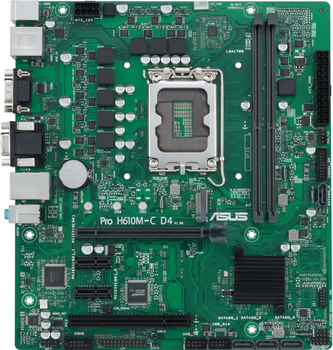 Материнська плата ASUS PRO H610M-C D4-CSM (s1700, Intel H610, PCI-Ex16)