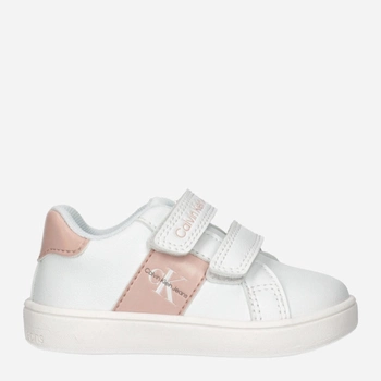 Дитячі кросівки для дівчинки Calvin Klein Jeans Low Cut Velcro Sneaker V1A9-80782-1355X134 28 Білі (8052578509562)