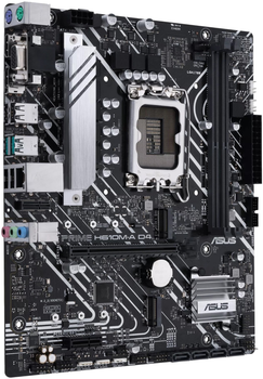 Материнська плата ASUS PRIME H610M-A D4-CSM (s1700, Intel H610, PCI-Ex16)