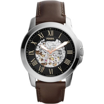 Мужские наручные часы Fossil ME3100 на кожаном ремешке с минеральным стеклом