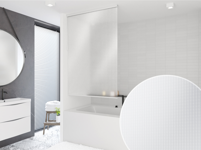 Шторка-ролет PROBATH напівкасета 160х240 см PEVA 3D мозаїка (W12572)