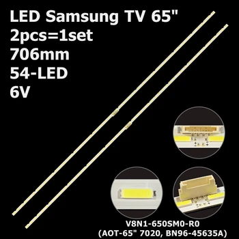 LED підсвітка Samsung TV 65" AOT-65 7020 V8N1-650SM0-R0 (BN96-45635A LM41-00614A) 2шт.