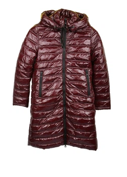 Пальто для девочки Filatova Tatiana 128 см Бордовый (RNS-1406-Burgundy)