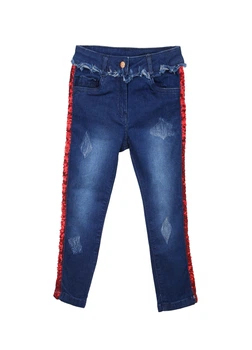 Джинсы для девочки Boboli 140 см Синий (RNS-1552-Blue)