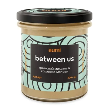 Десерт AUMI "Between Us" миндально-кокосовый, 300г, банка стекло