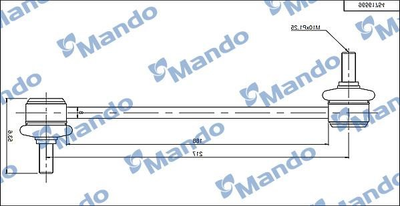 SLD0003 MANDO Тяга стабілізатора